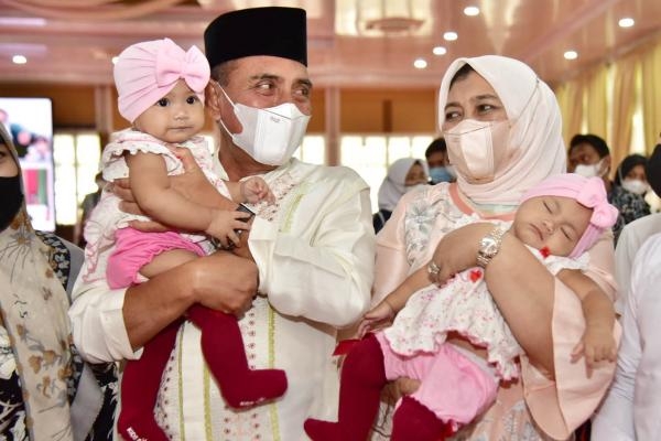 Sempat Terhenti Karena Pandemi, Edy Rahmayadi dan Istri Kembali Habiskan Minggu Pagi Bersama Anak-anak Difabel